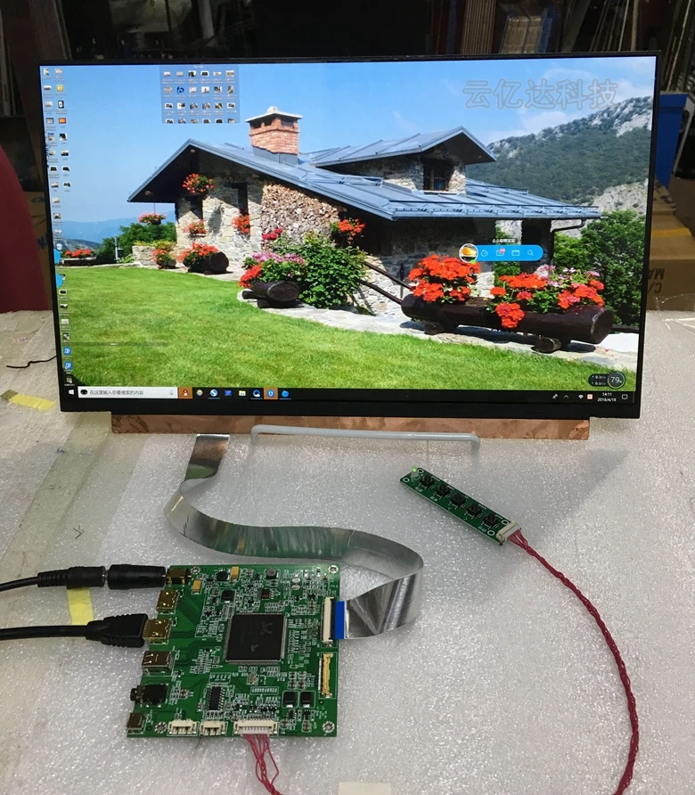 ЖК экран с разрешением 15 6 дюйма 4K 3840*2160 платой управления HDMI сигналом
