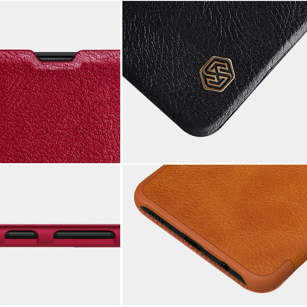 For Samsung Galaxy A30/A20 case Nillkin smart wake up Qin wallet Flip Leather case protective cover for Samsung A30/A20 case