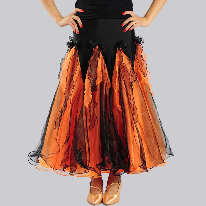 Женские юбки для бальных танцев на заказ юбка тренировок фламенко стандартная