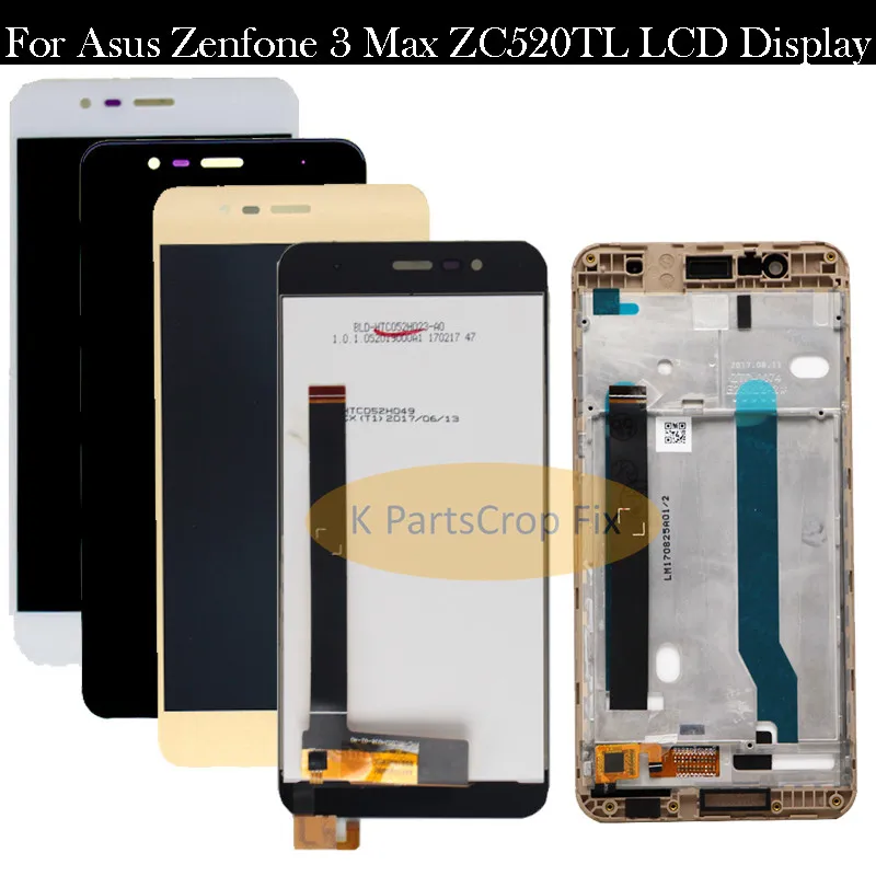 ЖК дисплей 5 2 дюйма для Asus Zenfone 3 Max ZC520TL сенсорный экран с дигитайзером в сборе +