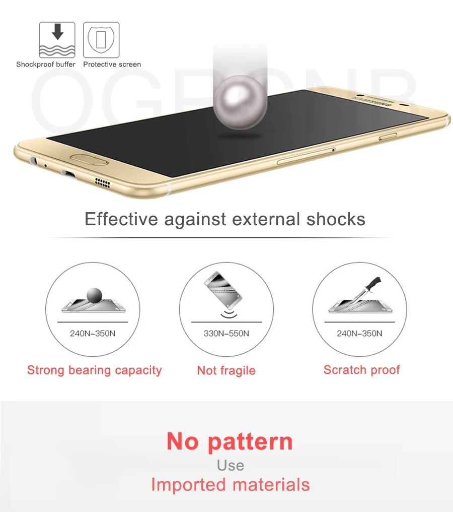 3D полное покрытие, закаленное стекло для samsung Galaxy A3 A5 A7, Защитная пленка для экрана для samsung Galaxy A3 A5 A7, стеклянная крышка