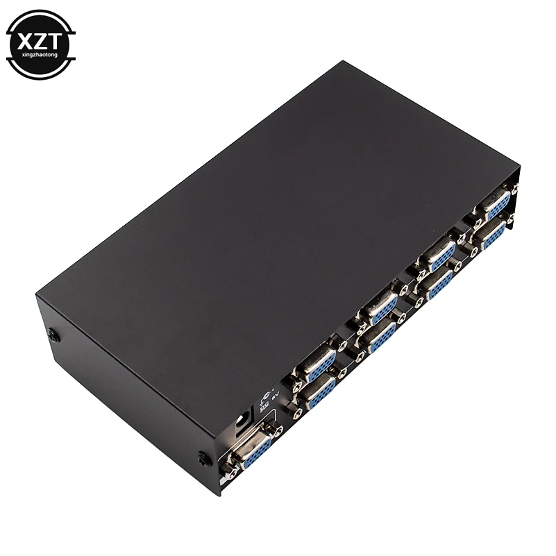 2019 новейший 8 портовый разветвитель vga 150 МГц для ПК на мониторов VGA