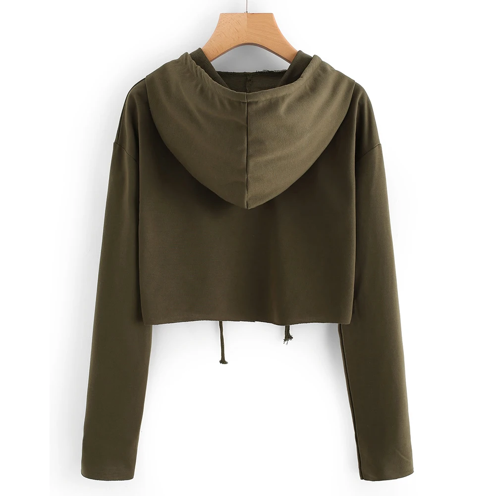 Весна/осень Для женщин Мода Коран Стиль толстовка с капюшоном длинным рукавом