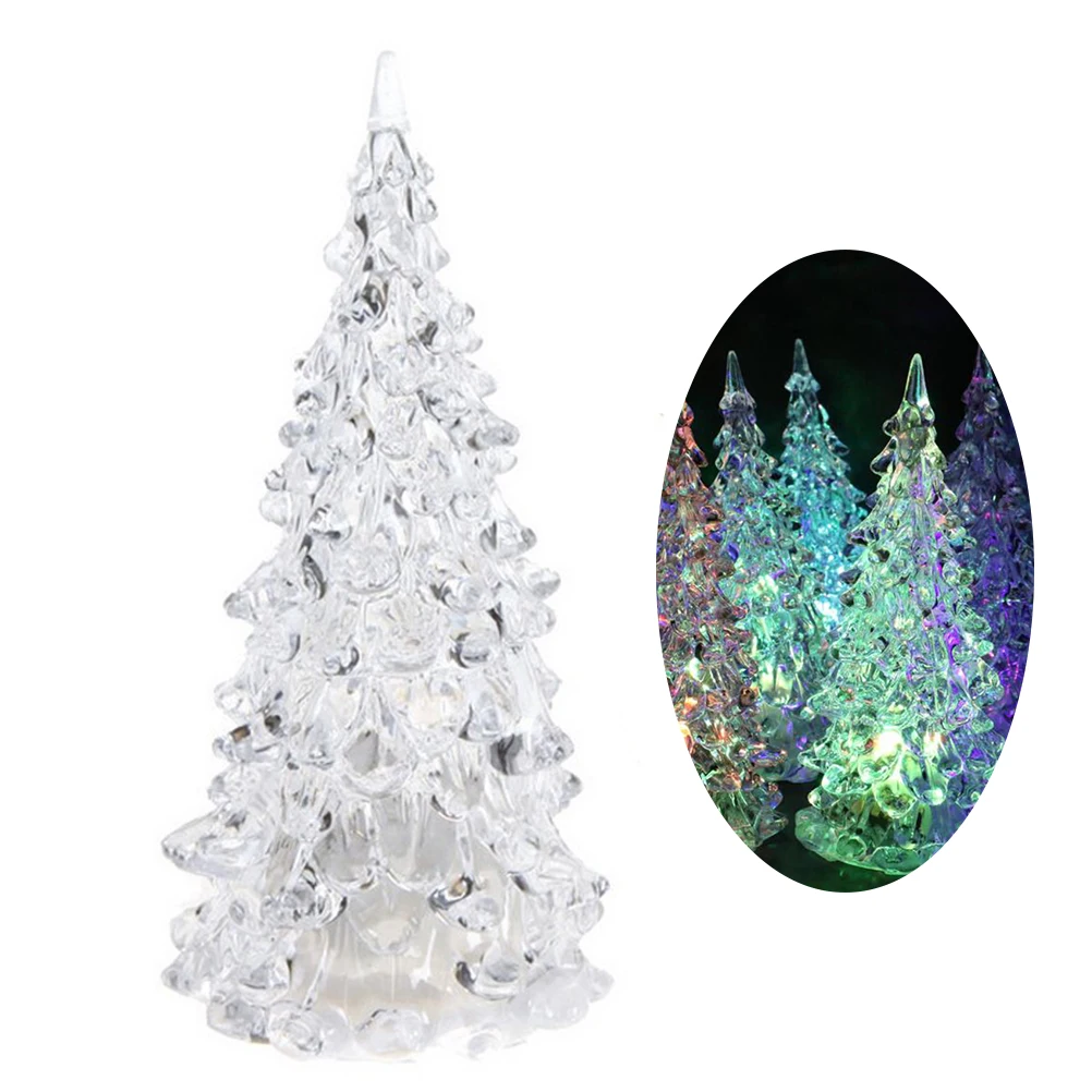 Christmas Tree Light Seasonal Lighting Mini LED Nursery Night Lights Decorations for Home Holiday Kids Room Hallway | Дом и сад