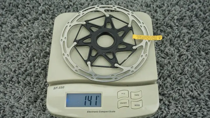 SRAM осевая линия округлый ротор 140/160/180/мм центральный замок оригинальные продукты - Цвет: 180mm no code
