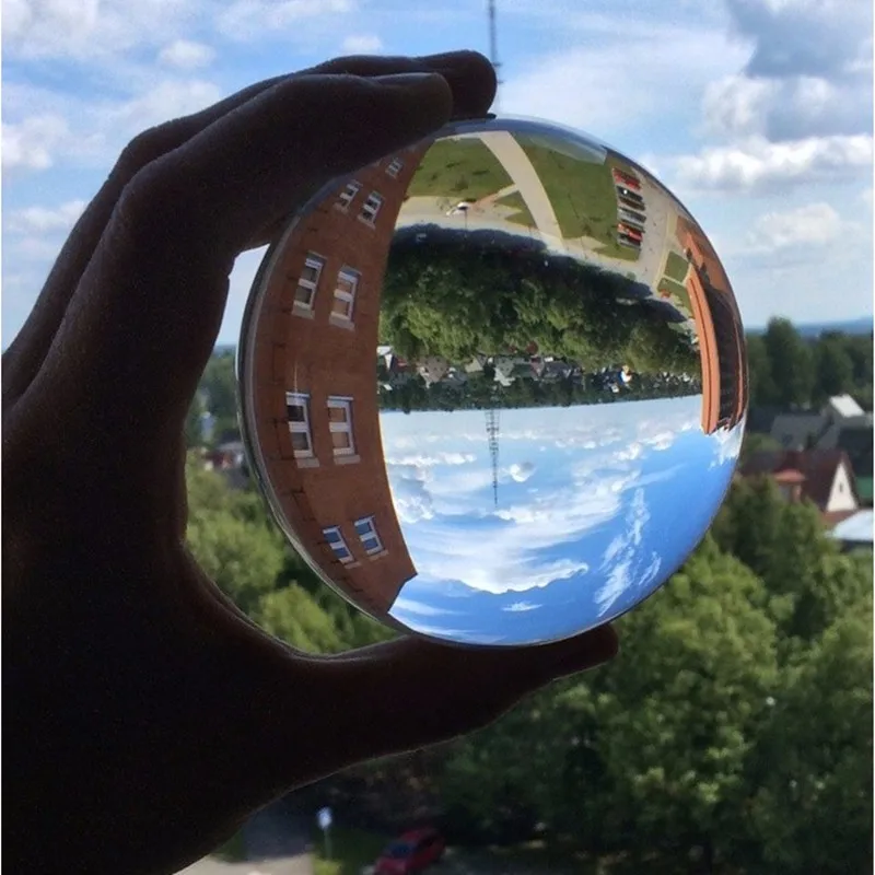 60/80/100mm хрустальный шар стеклянный шар декоративный шар мини стеклянные шары Magic гадания реквизит фотографические кристалл сфера