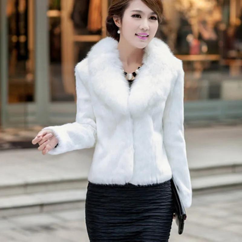 Новая женская зимняя короткая куртка из искусственного меха пальто парки норки с