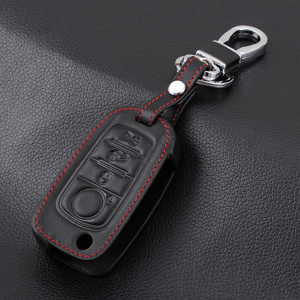 Кожаный чехол брелок для ключей защиты кожи FIAT TIPO Toro 500X nuovo grazie пульт