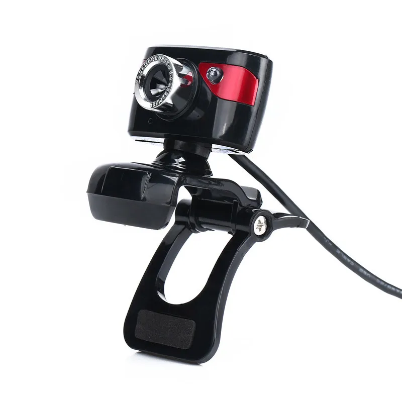 USB веб камера Basix 2 Led с микрофоном и клипсой для Skype Youtube компьютера ПК ноутбука