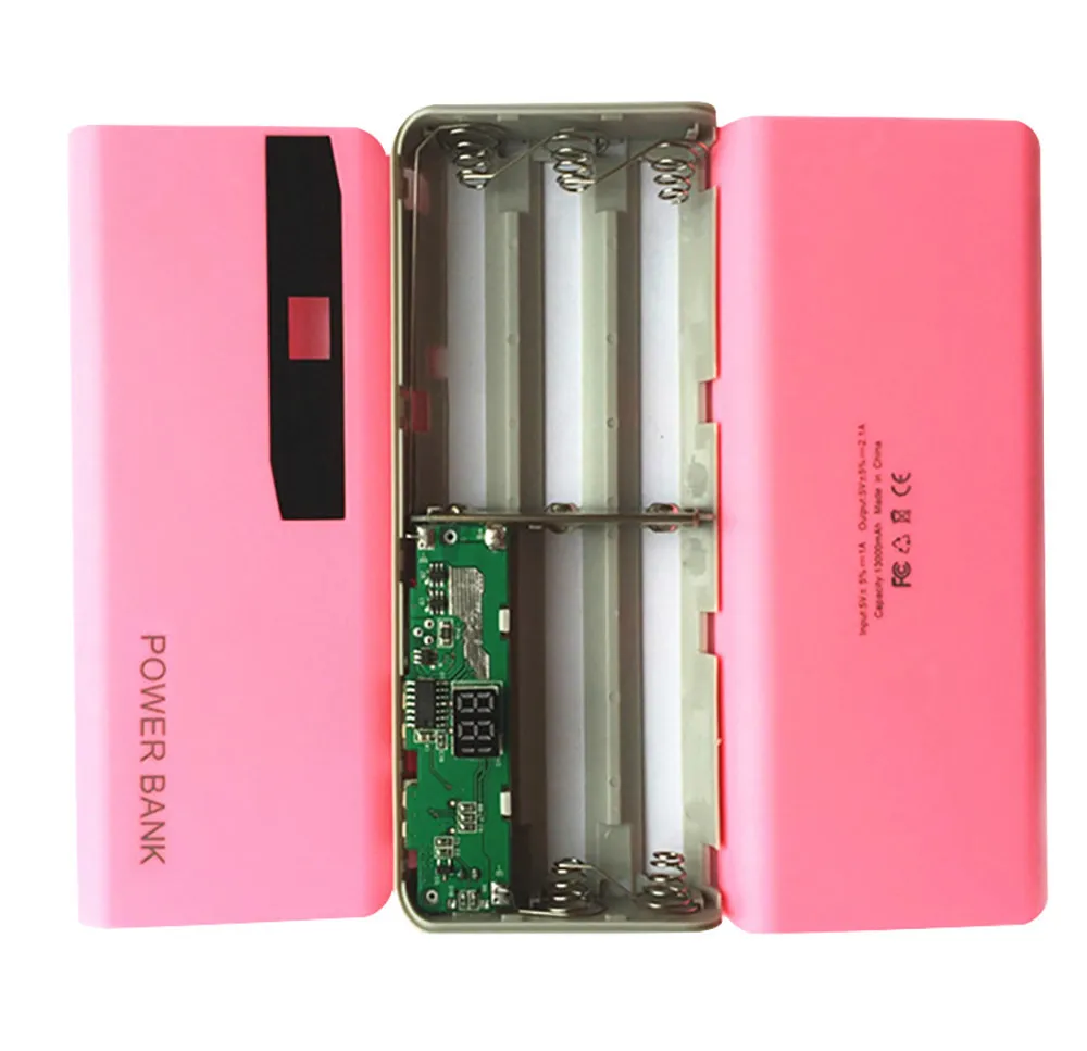 HIPERDEAL светодиодный дисплей 5X 18650 USB внешний аккумулятор зарядное устройство для