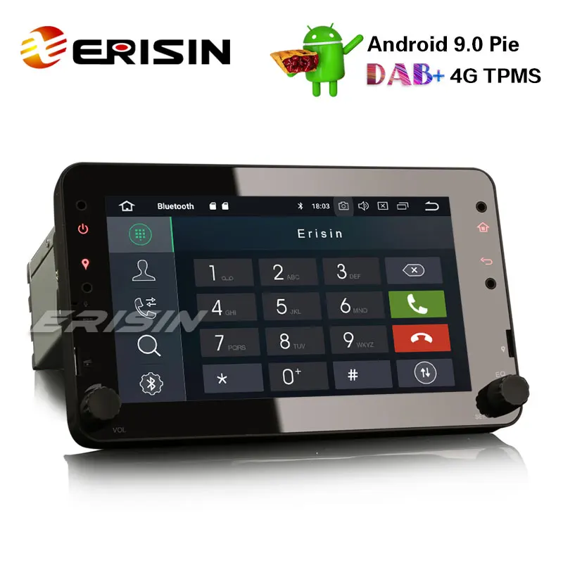 Erisin ES4820R 7 &quotAndroid 9 0 Авторадио GPS TPMS OPS DAB + Wifi для Alfa Romeo Spider 159 Brera|Автомагнитолы| |