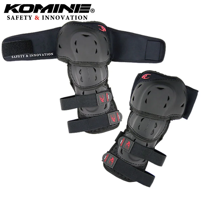 KOMINE Motorcycle Knee Pads Guards Elbow Racing Off-Road Protective Kneepad Motocross Brace Protector Motorbike Protection Black |