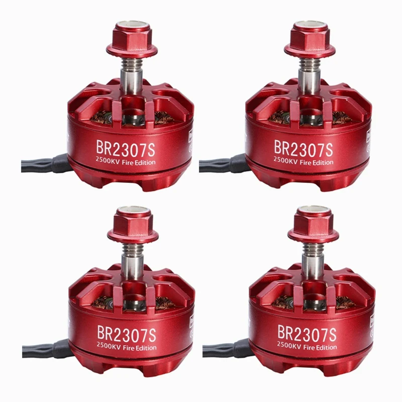 Racerstar 2307 BR2307S для Fire Green Edition 2500KV 2-4S бесщеточный двигатель X220 250 280 300 RC Мультикоптер