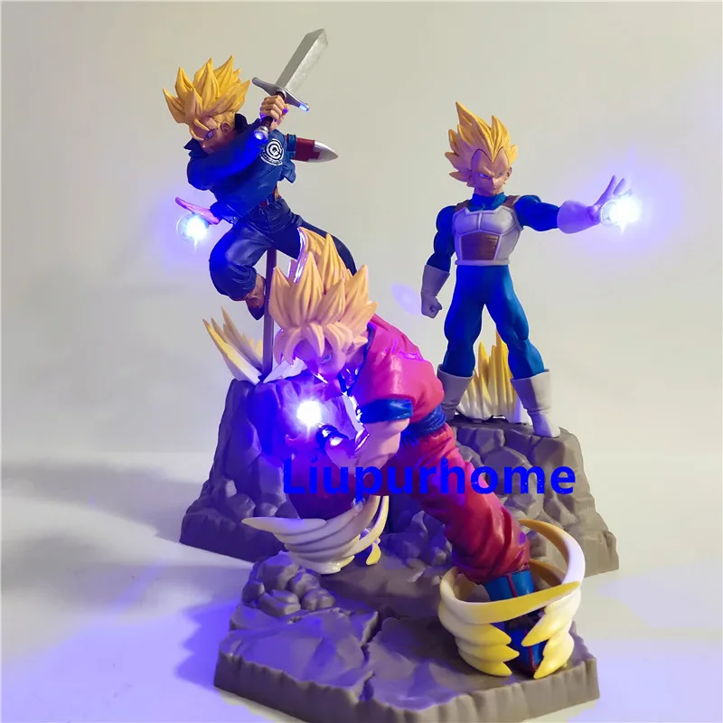 Dragon Ball Z Вегета ГОКу трусы Lampara Super Saiyan аниме 3D Ночник DIY светодиодный игрушки настольная декорационная лампа освещение детский подарок