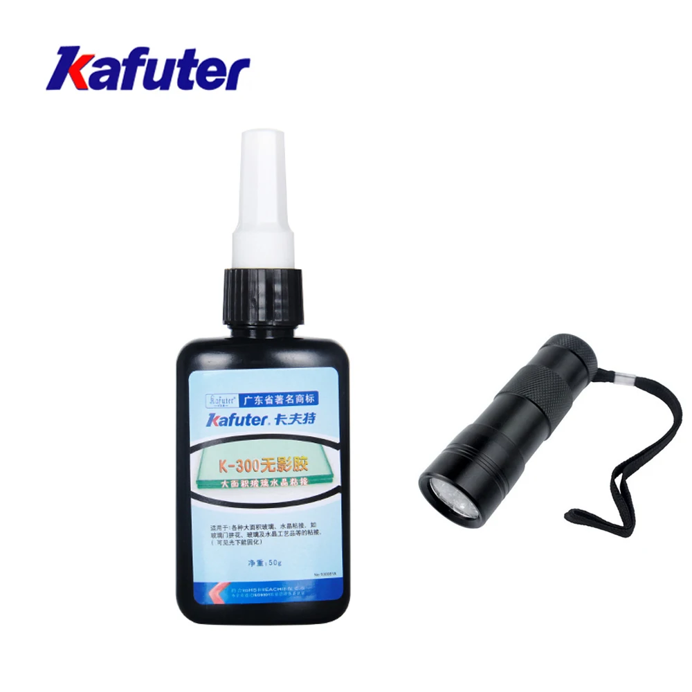Многофункциональный лазерный клей Kafuter 50 мл УФ для отверждения склеивания стекла