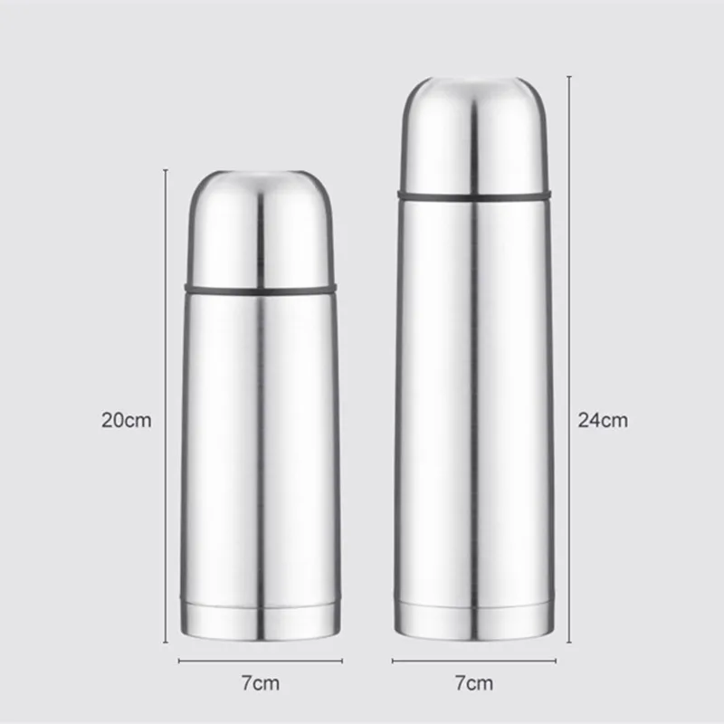 Bpa-free 1L классические термосы из нержавеющей стали двухслойные изолированные портативные термосы чашка термальная бутылка для воды чай с веревкой