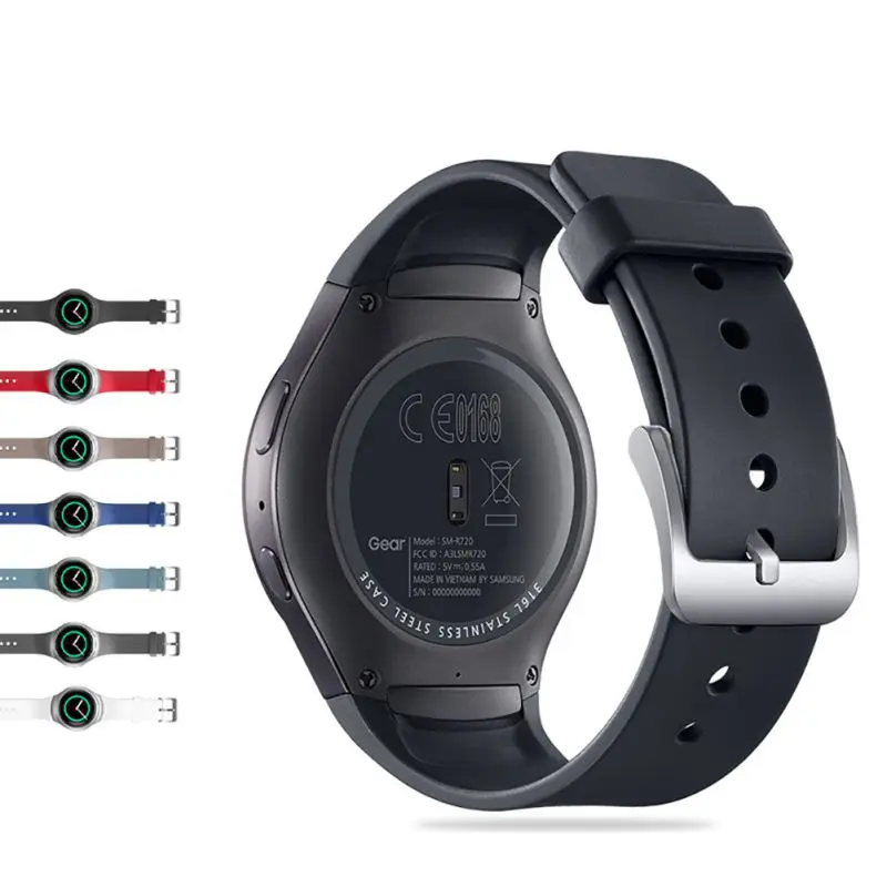 Новейшая мода спортивный силиконовый ремешок для смарт samsung Galaxy gear S2 SM-R720 ремешок для часов стильный силиконовый сменный ремешок