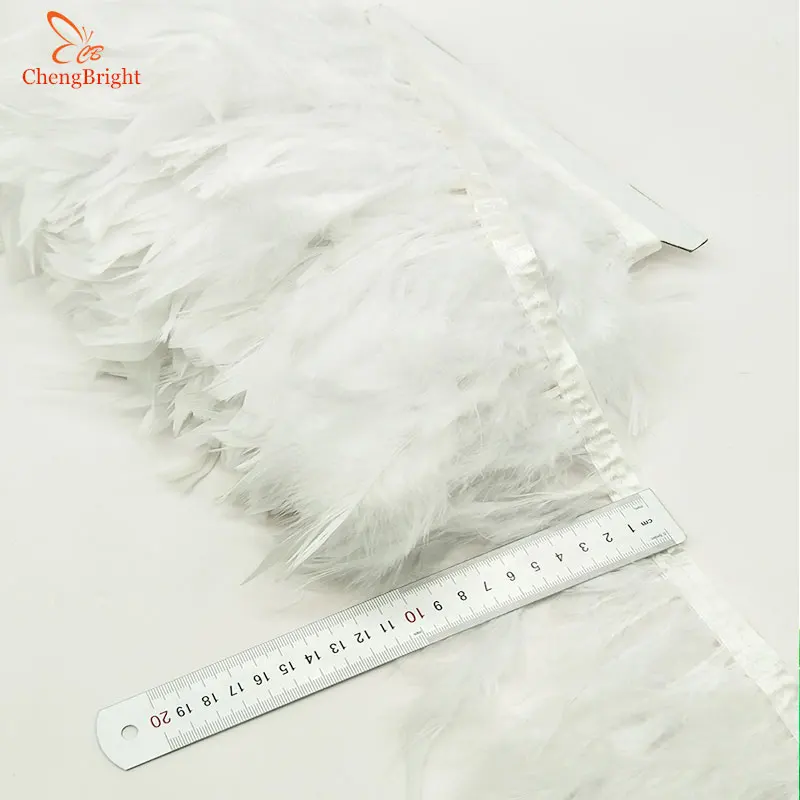 Лидер продаж лента ChengBright с перьями индейки 2 ярда|feather ribbon|feather trimpheasant feather trim |
