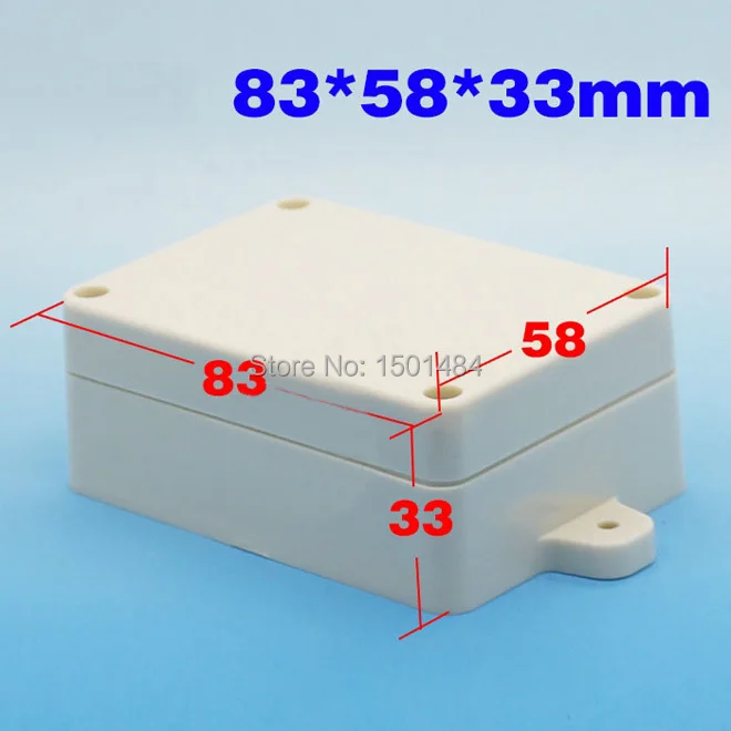 Водонепроницаемый пластиковый проекционный ящик, ящик для инструментов «сделай сам»-83x58x33 мм (Д * Ш * В), новинка