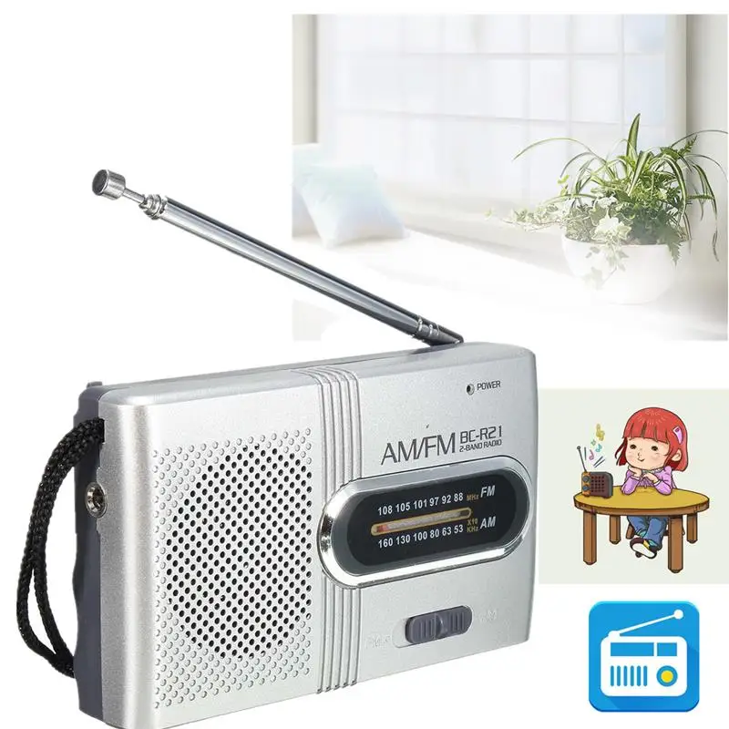 LEORY BC R28 мини портативный AM FM телескопическая антенна радио моно указатель Тип Rdio плеер DC Универсальный радиоприемник