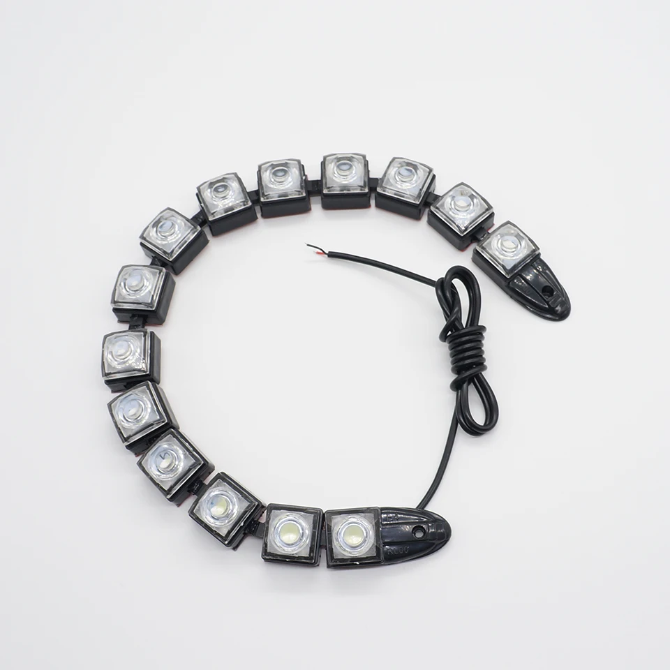 2 шт./лот Гибкая Водонепроницаемая Автомобильная дневная ходовая лампа 6-20