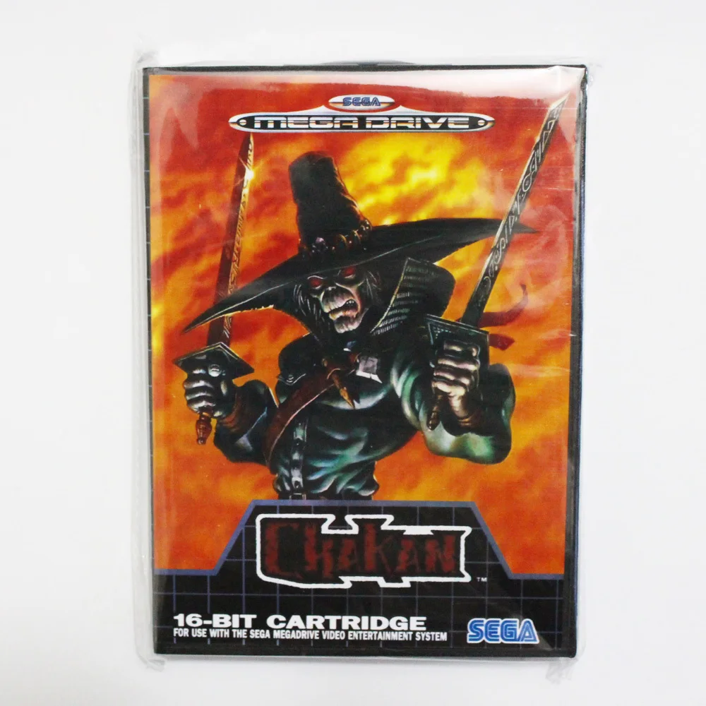 Игровой картридж Chakan 16 бит MD игровая карта с розничной коробкой для Sega Mega Drive Genesis |