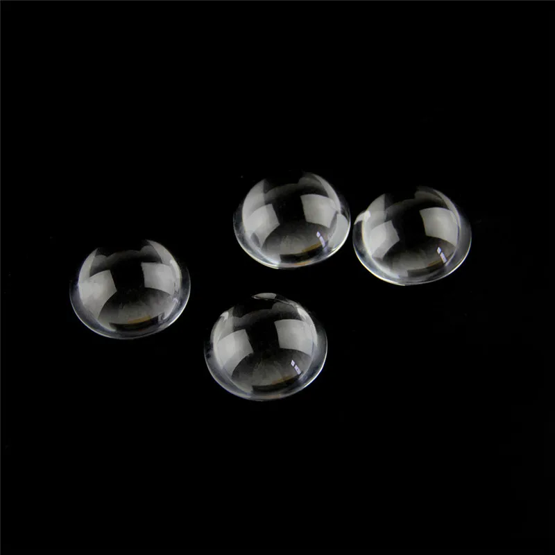Прозрачный Полупрозрачный хрустальный шар 25 мм 20 шт. полусферический с плоским