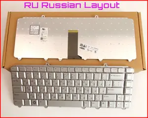 New Keyboard RU Russian Version For Dell XPS M1330 M-1330 M-1530 M1530 M 1530 M1410 V1500 Laptop Silver