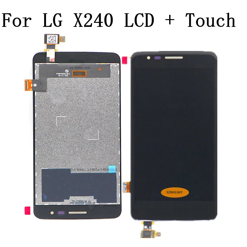 ЖК дисплей для LG K8 2017 X240 сенсорный экран дигитайзер с рамкой рамка Полная сборка