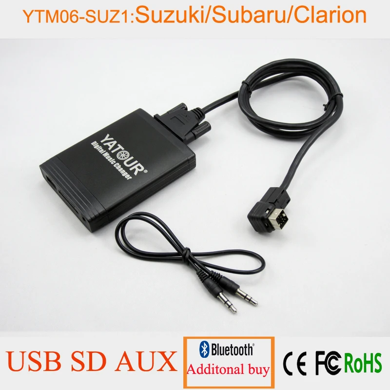 Yatour цифровой музыки чейнджер аудио автомобиля USB SD AUX mp3 адаптер для суба ru /
