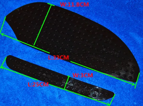 Мотоцикл черный белый Противоскользящий топливный протектор стикер Танк Pad тяги