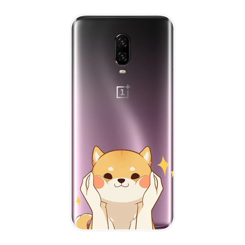 Мягкий чехол для телефона Shiba Inu Dog милый силиконовый OnePlus 6 6T 5T 3 3T 3T|Бамперы| |