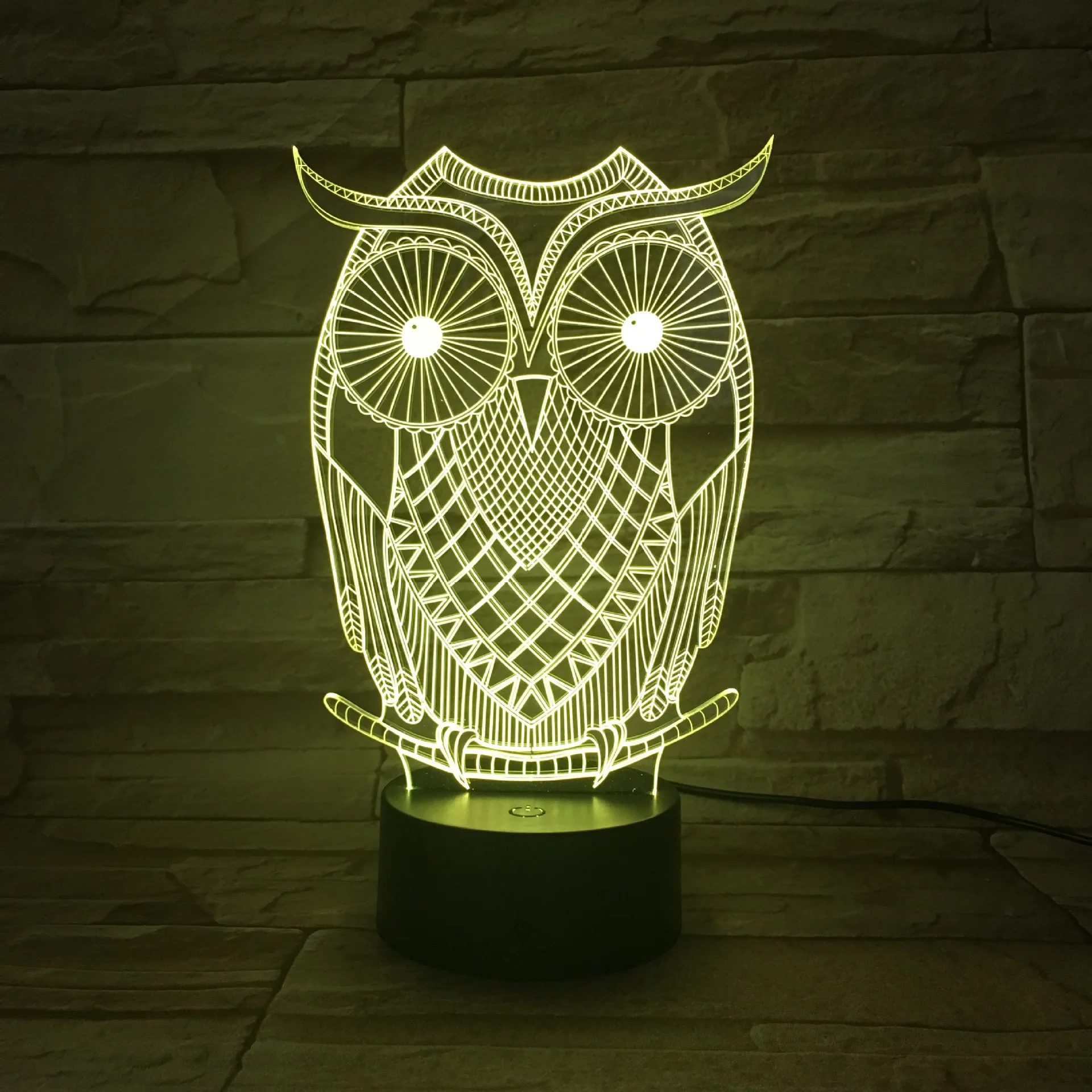 Lamparas De Mesa абажур для настольных ламп акриловый 3d ночник детской комнаты Usb