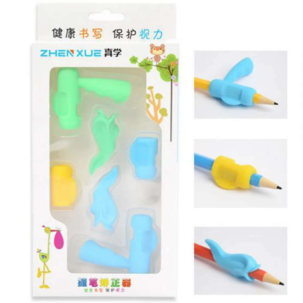 Силиконовые петли дети держат корректор устройства коррекция осанки при письме