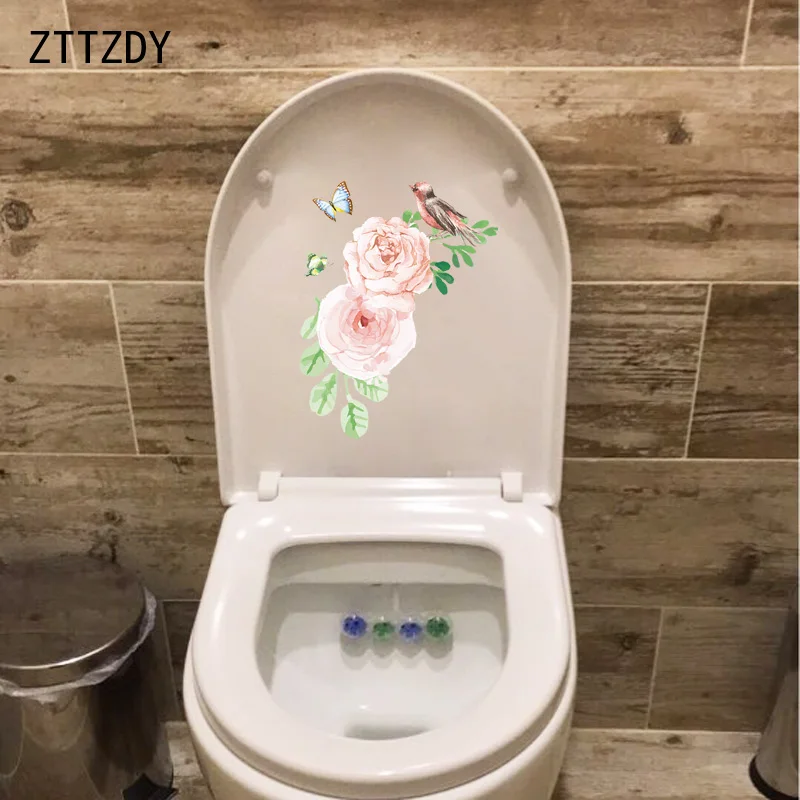 ZTTZDY 18 2*23 6 см ручная роспись бабочка птица цветок Спальня Настенная Наклейка