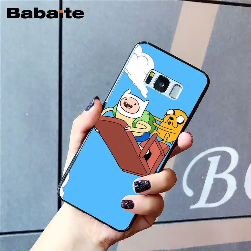 Чехол для телефона Babaite с рисунком Время приключений Beemo Капитан Кейк Финн Samsung