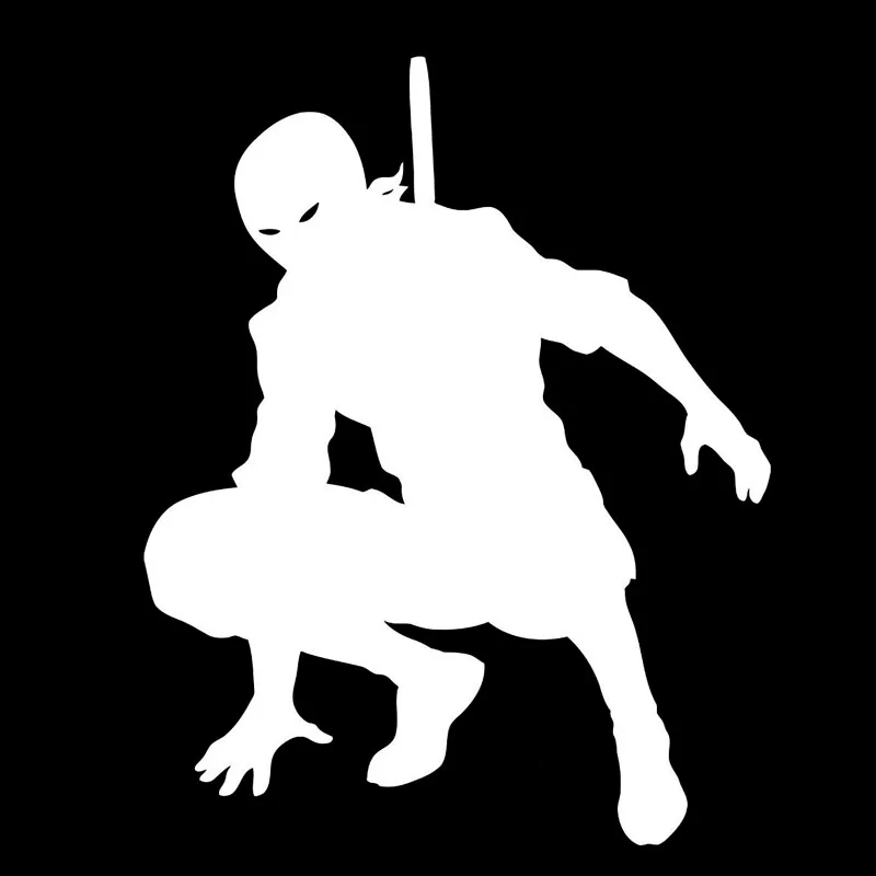 13.5cm*17cm Bardian Samurai Ninja Shadow Warrior Fighter Vinyl Car Sticker Decals Black/Silver S6-4034 | Автомобили и мотоциклы