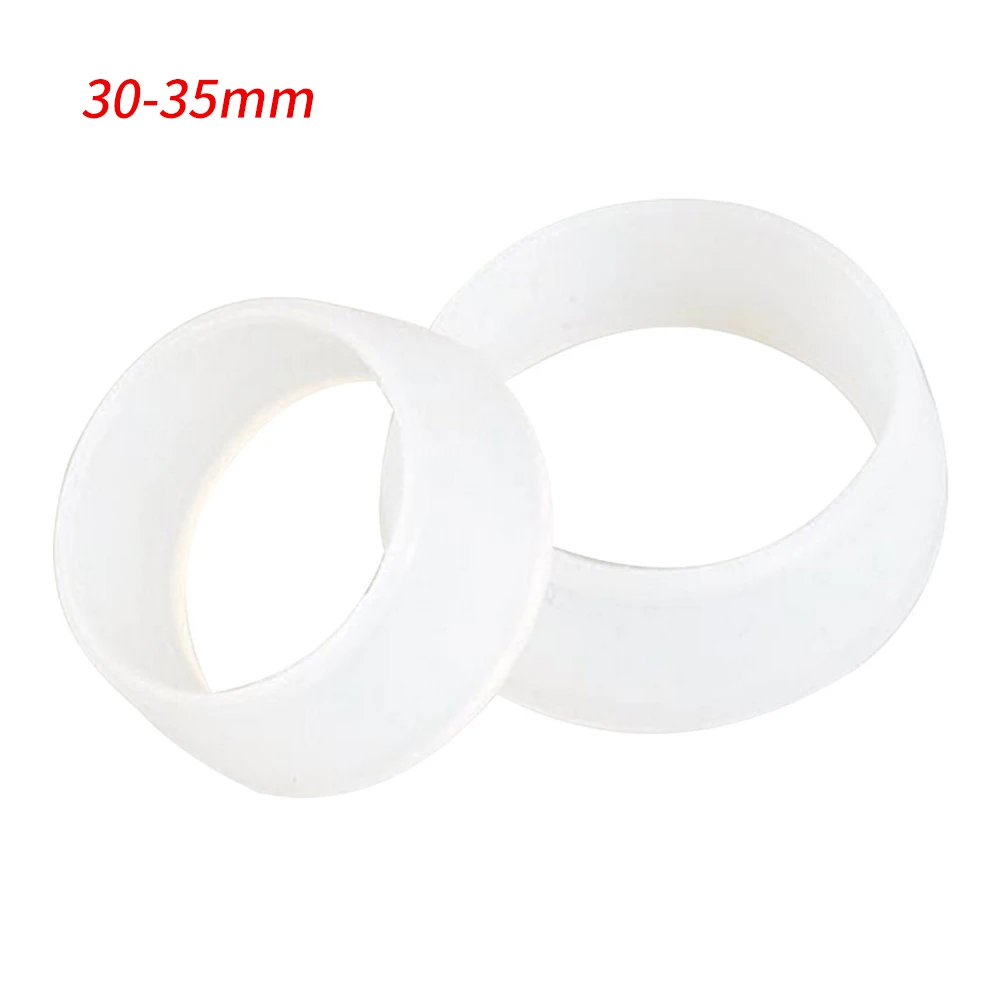 30-35mm white 1 шт. Велоспорт Горный велосипед силиконовый Велосипедное Сиденье водонепроницаемый чехол резиновое кольцо пылезащитный чехол для велосипеда аксессуары - Цвет: 30-35mm white