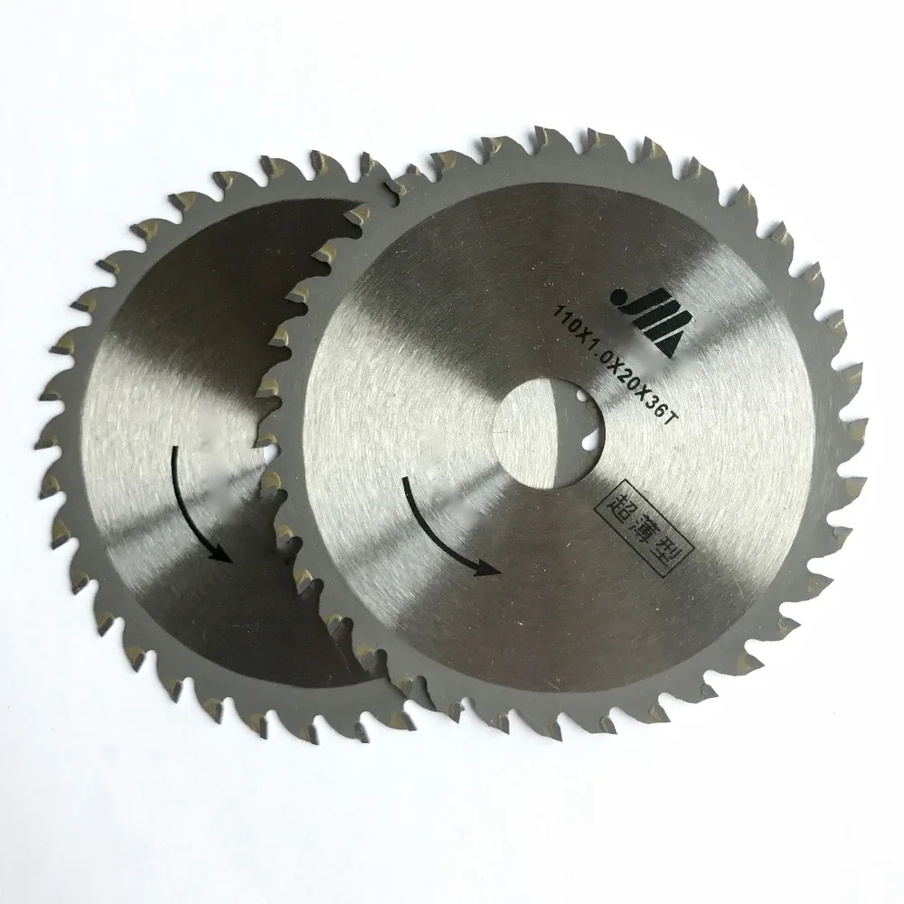 Бесплатная доставка 2 шт./компл. супертонкая пила kerf 110*1 1*20*36T TCT для тонкой резки