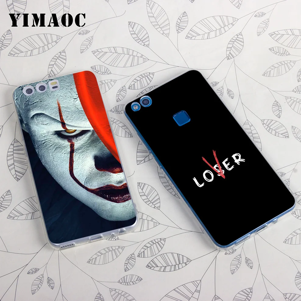 Yimaoc клоун ужас он мягкий чехол для Huawei Honor 10 9 8X 8C 8 7C 7X 7A Pro 6A Note Nova 3i 3 2i Y6 Y7 Y9 Prime 2018 |