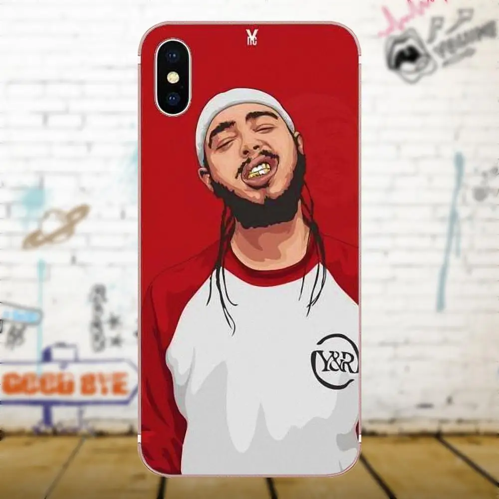 Чехол из ТПУ для Samsung Galaxy A3 A5 A7 J1 J3 J5 J7 2016 2017 S5 S6 S7 S8 S9 edge Plus Post Malone Going Ghost Hunting |
