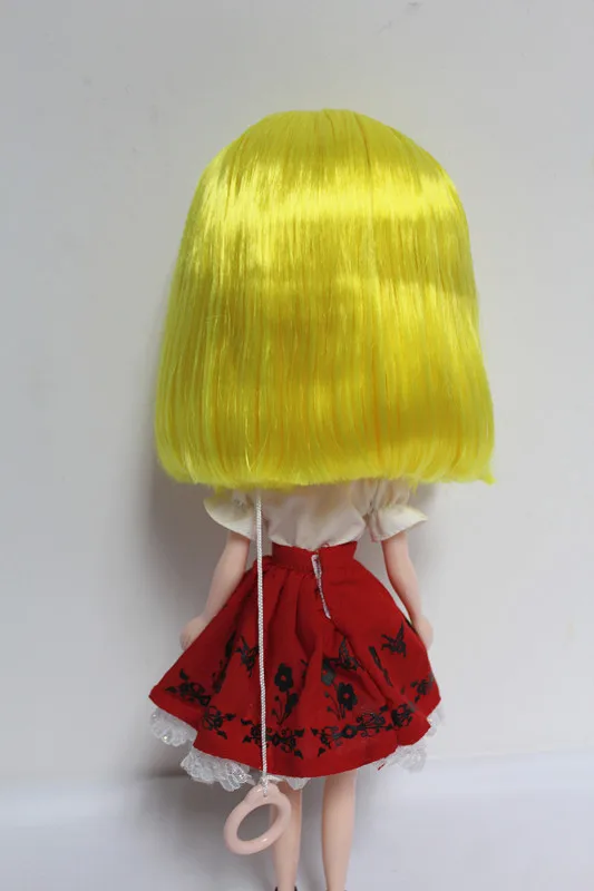 Желтая челка Blygirl кукла блайз с короткими волосами Обнаженная 380BL6685 обычная