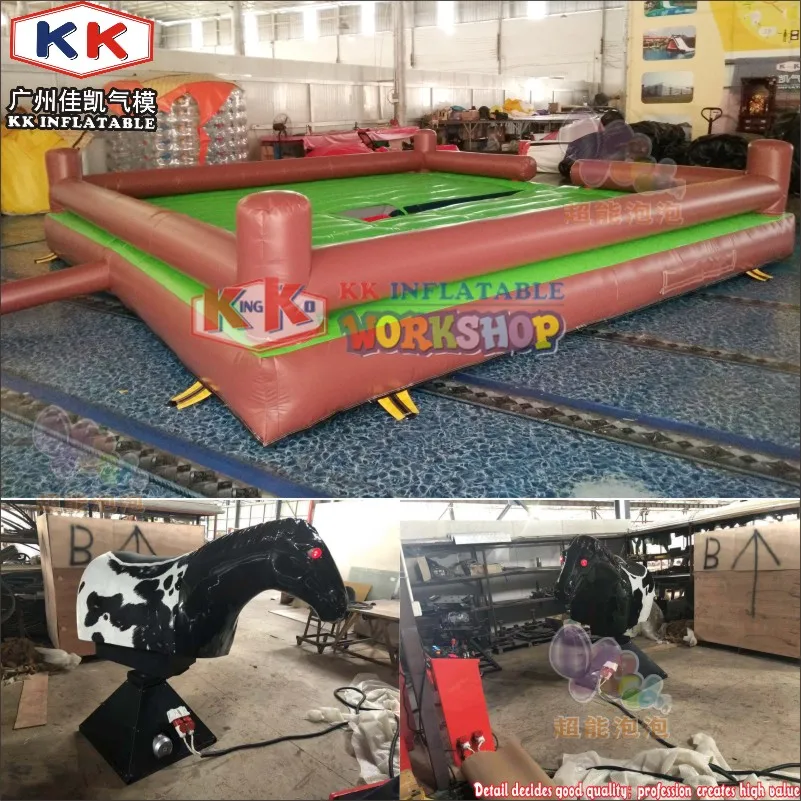 Детская уличная игровая площадка red eyes rodeo bull pad ride цена на аренду механические