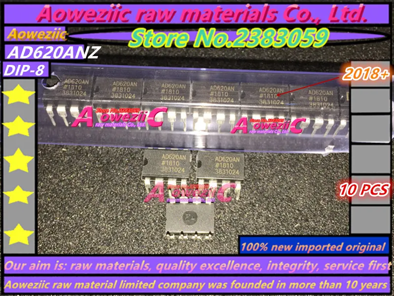 

Aoweziic 2018 + 10 шт.-50 шт., 100% новый импортный оригинальный AD620ANZ AD620AN DIP-8 усилитель низкого дрейфа/низкой мощности