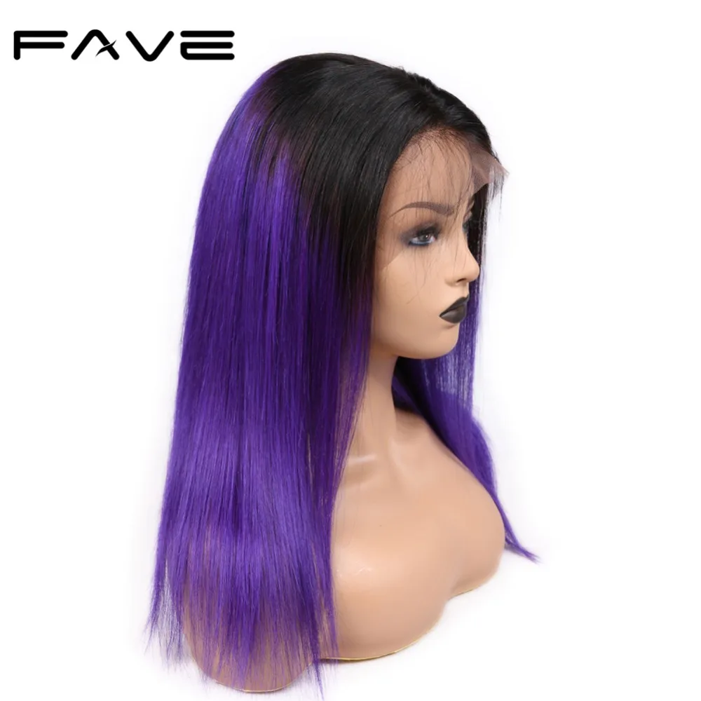 FAVE Hair 13*4 кружевные фронтальные прямые Омбре парики с детскими волосами