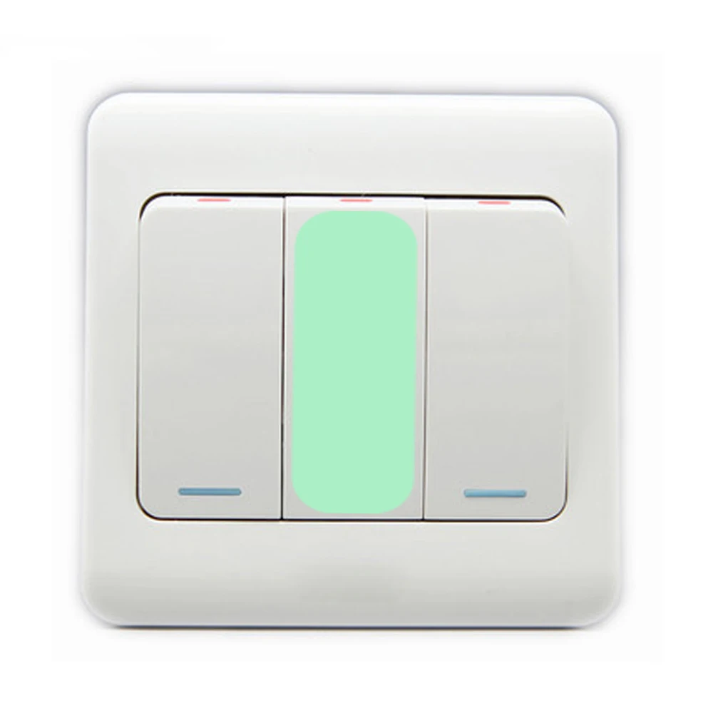 Горячая переключатель освещения 2019 кнопка наклейка самоклеящаяся настенная