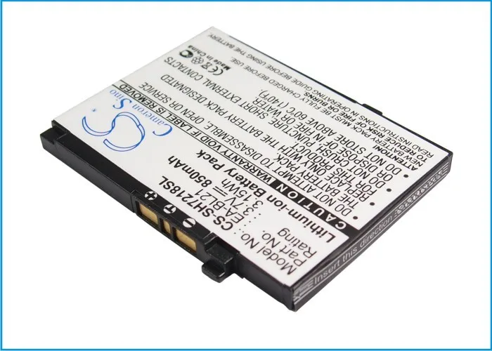 Аккумулятор для SHARP SH7218C SH7218U SH7228U SH803T SH806T (P/N 100700006007 EA-BL21 O028A) | Электроника