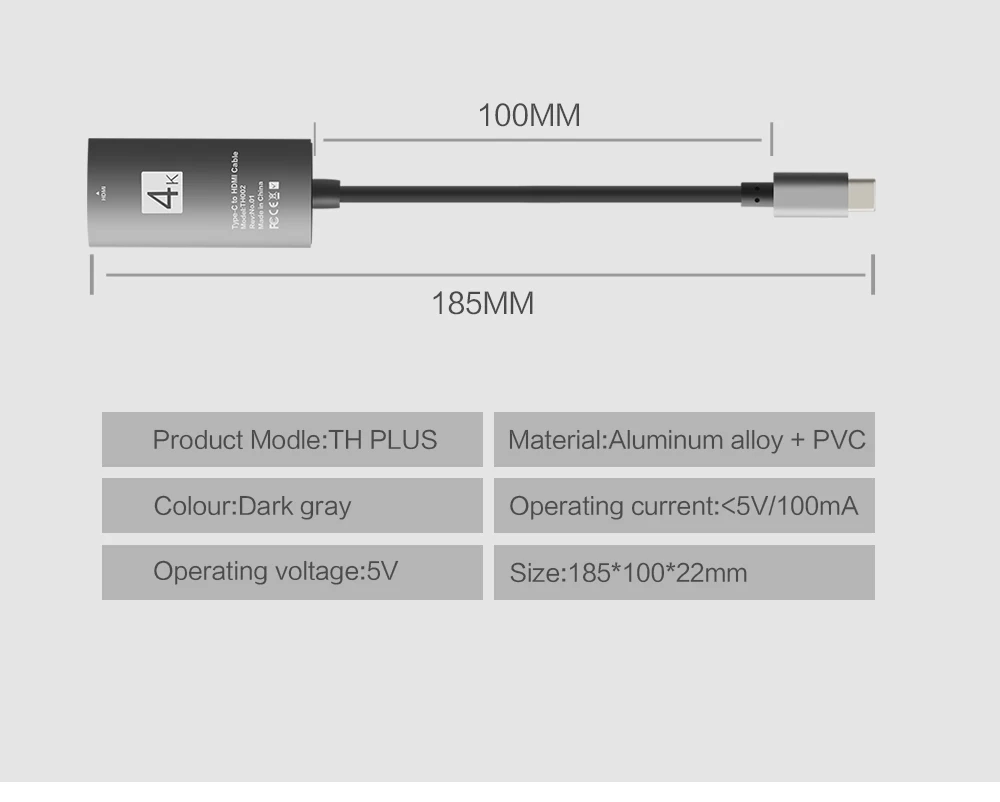 USB C к HDMI 4 K* 2 K конвертер USB 3,1 type-c USB-C адаптер к HDMI Женский Для VGA кабель huawei mate 10