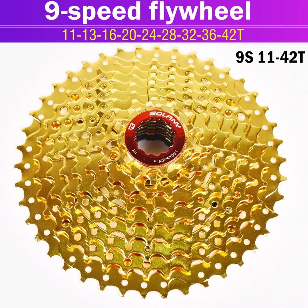 Велосипедная обгонная муфта BOLANY MTB Cassete 9 S 27 11-42 T 50 32 детали горного велосипеда