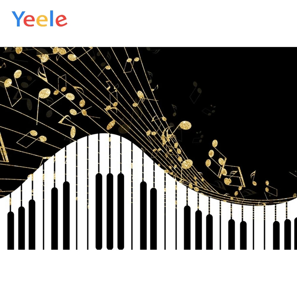 Yeele Pianoforte музыкальная вечеринка украшение настенный экран фон для фотосъемки